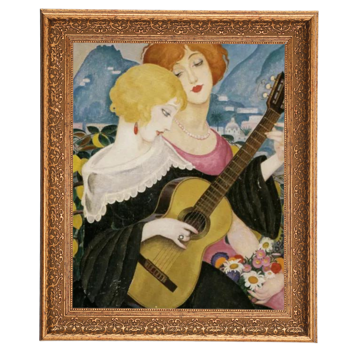 Air de Capri - Vintage Wall Art Prints Decor For Living Room
