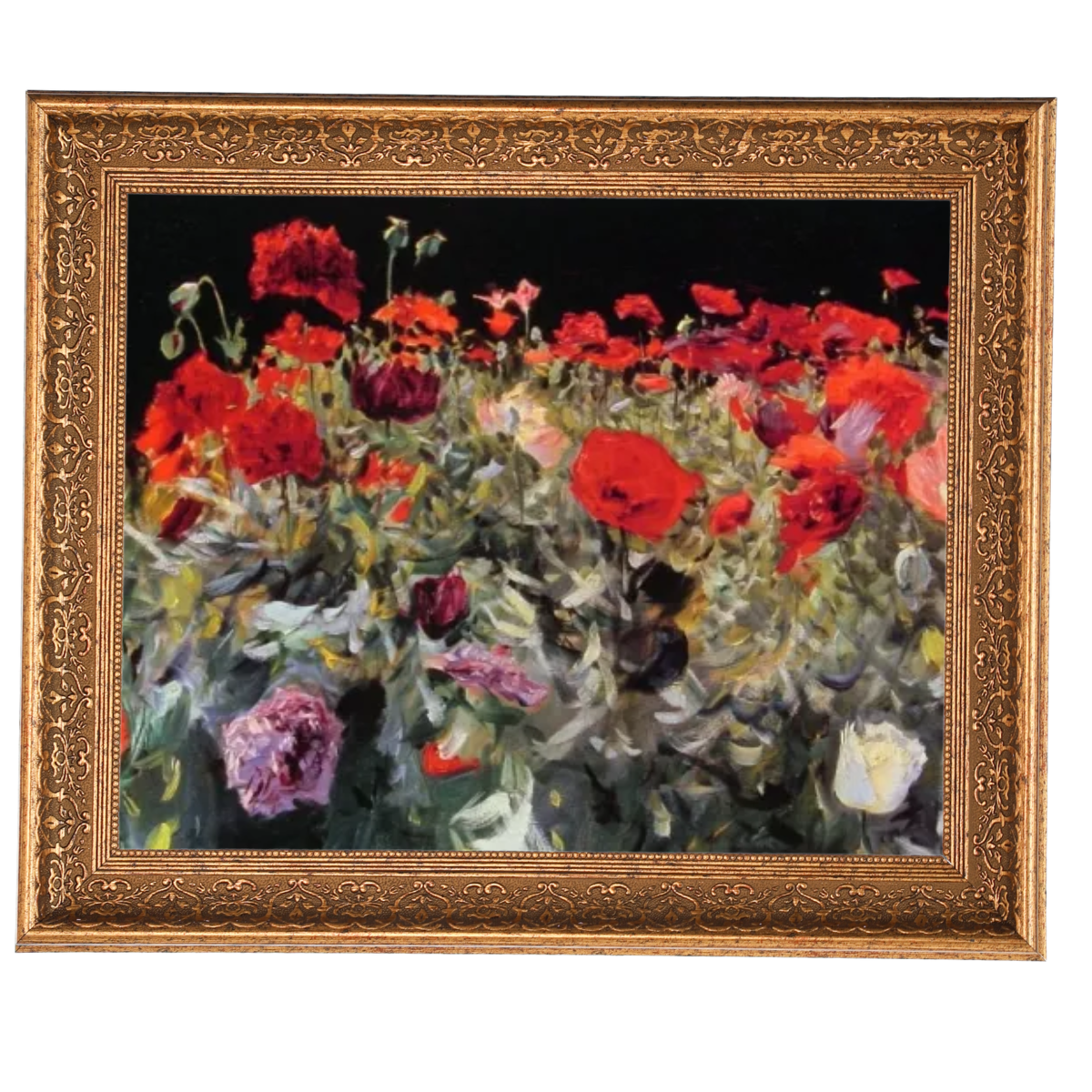 Poppies- Metal Flower Wall Art For Living Room