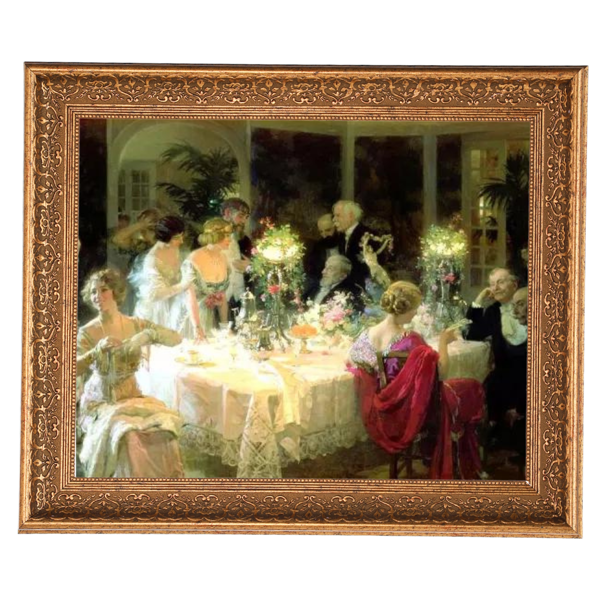 The End of Dinner - Vintage Wall Art Prints Decor For Dining Room