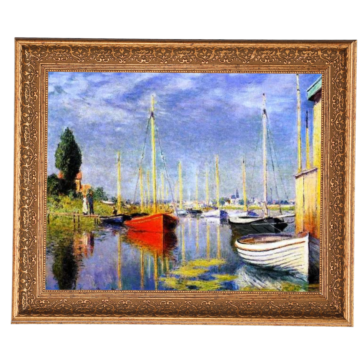 Yachts at Argenteuil - Vintage Wall Art Prints Decor For Living Room