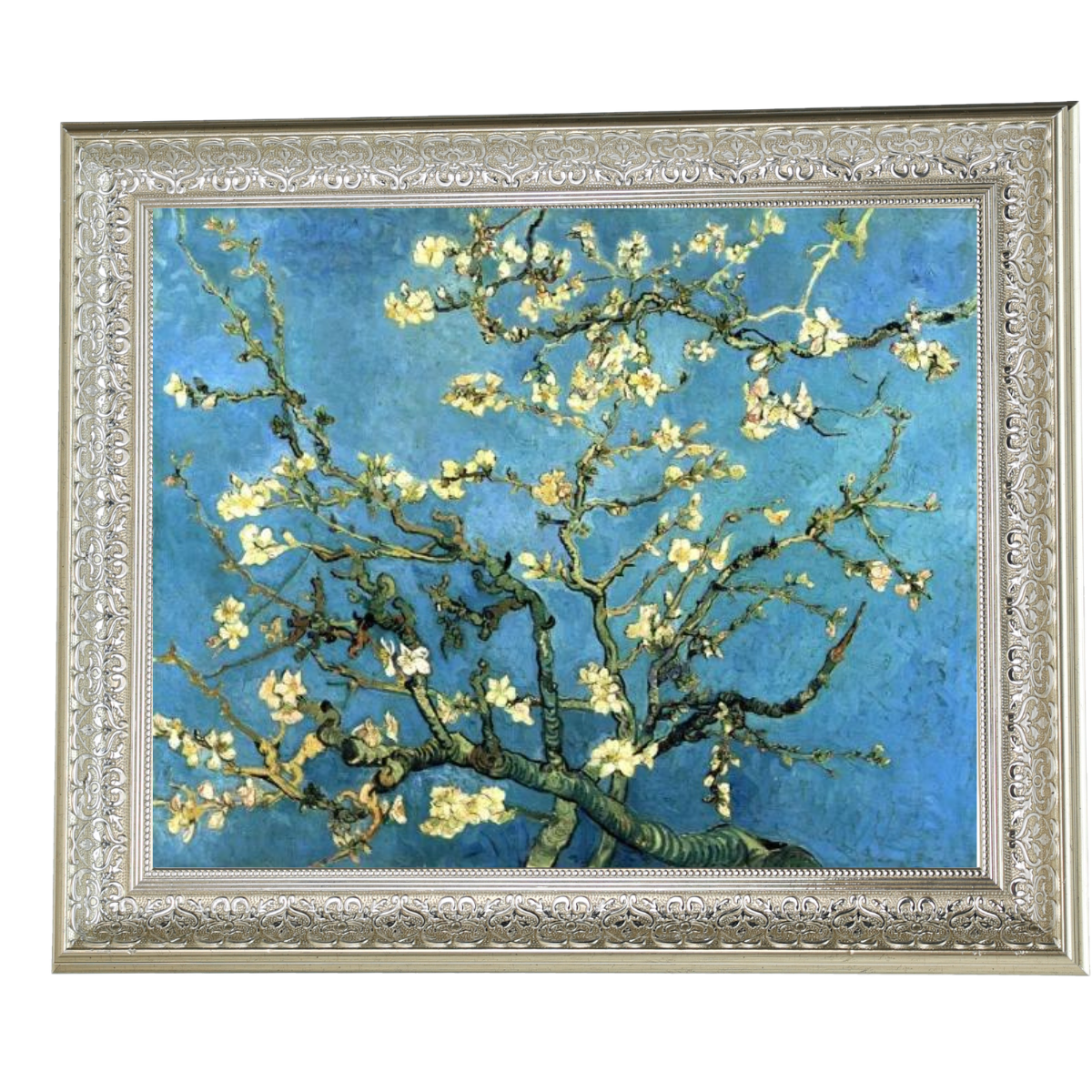 Branches with Almond Blossom - Vintage Wall Art Prints Decor For Living Room