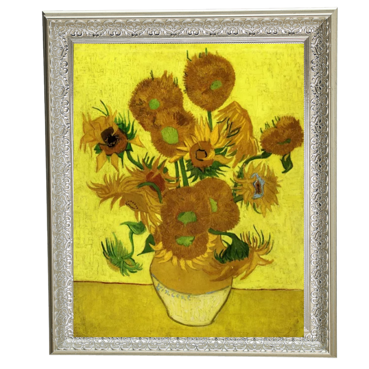 Still Life with Sun Flowers- Metal Art Wall Prints Decor For Living Room