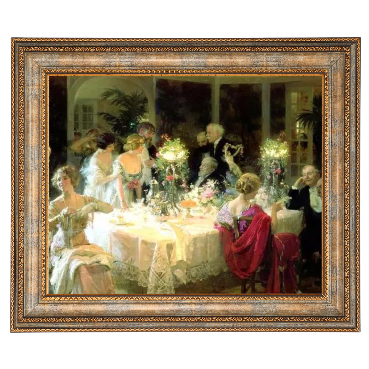 The End of Dinner - Vintage Wall Art Prints Decor For Dining Room
