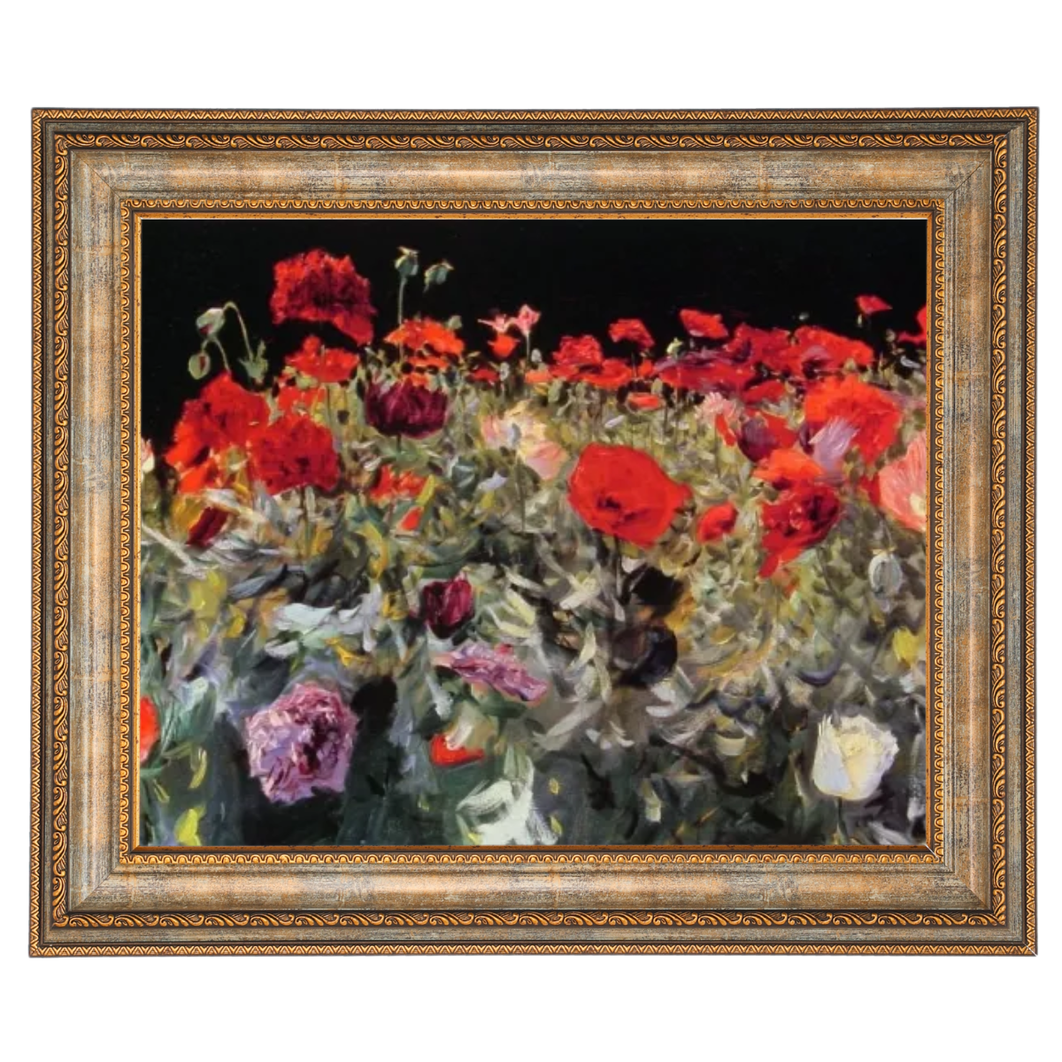 Poppies- Metal Flower Wall Art For Living Room