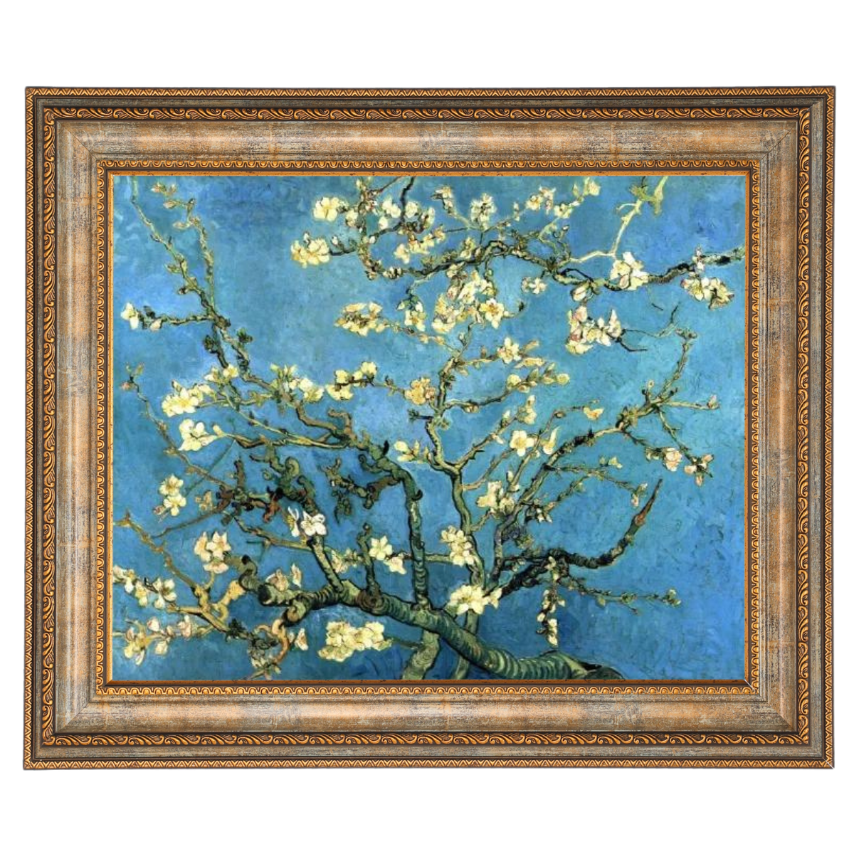 Branches with Almond Blossom - Vintage Wall Art Prints Decor For Living Room