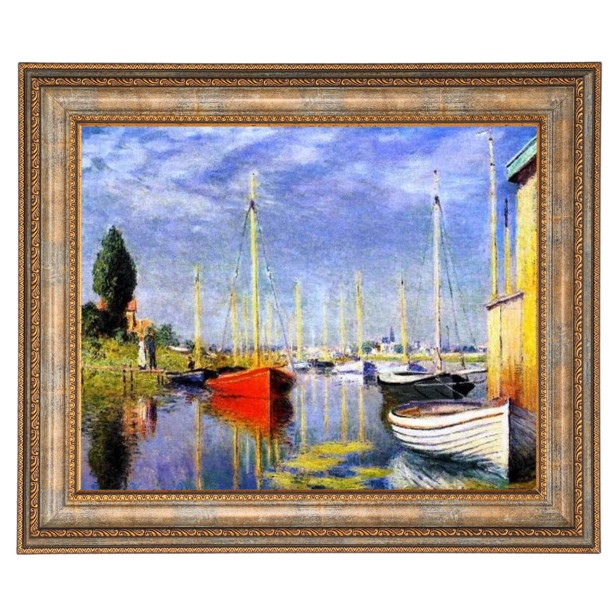 Yachts at Argenteuil - Vintage Wall Art Prints Decor For Living Room