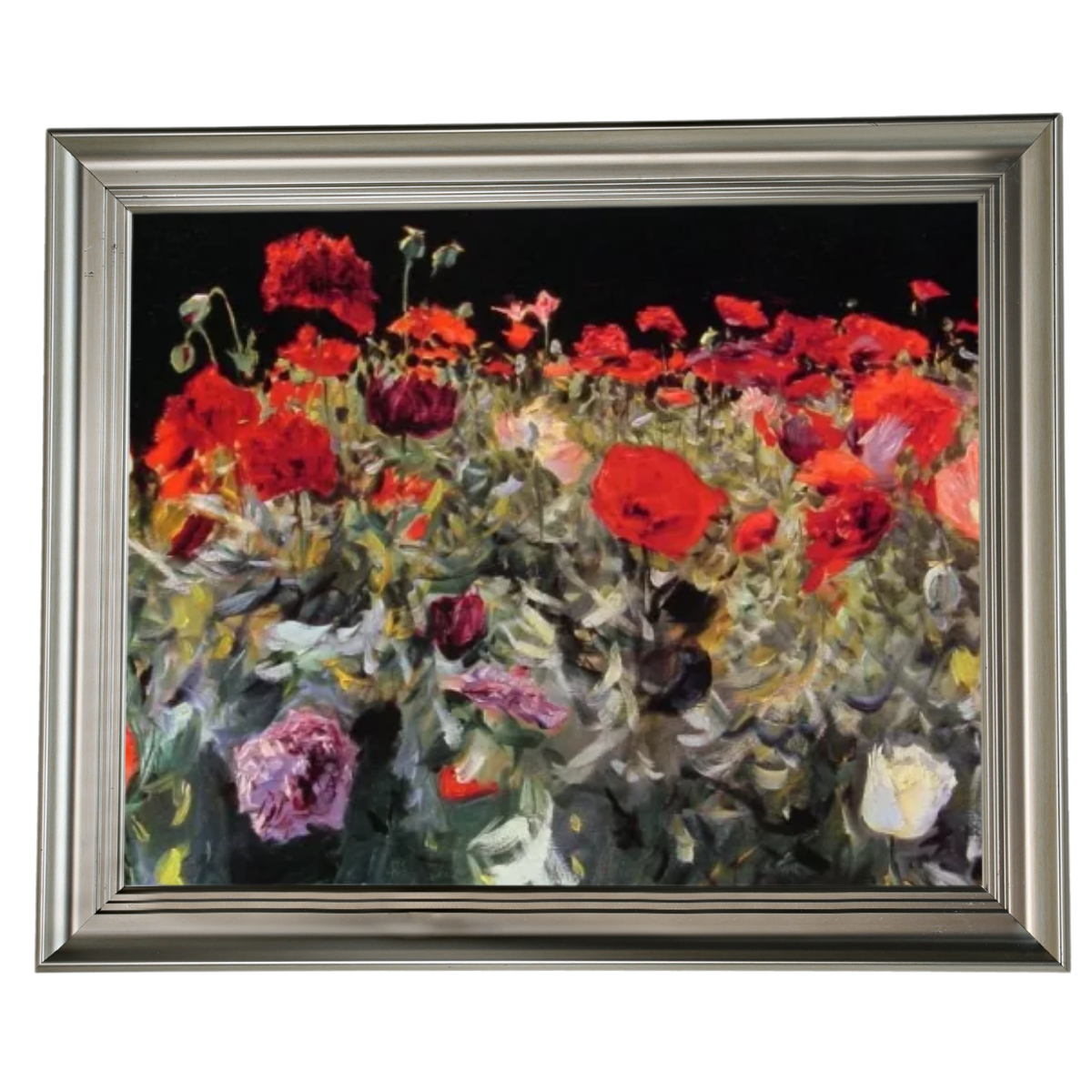 Poppies- Metal Flower Wall Art For Living Room