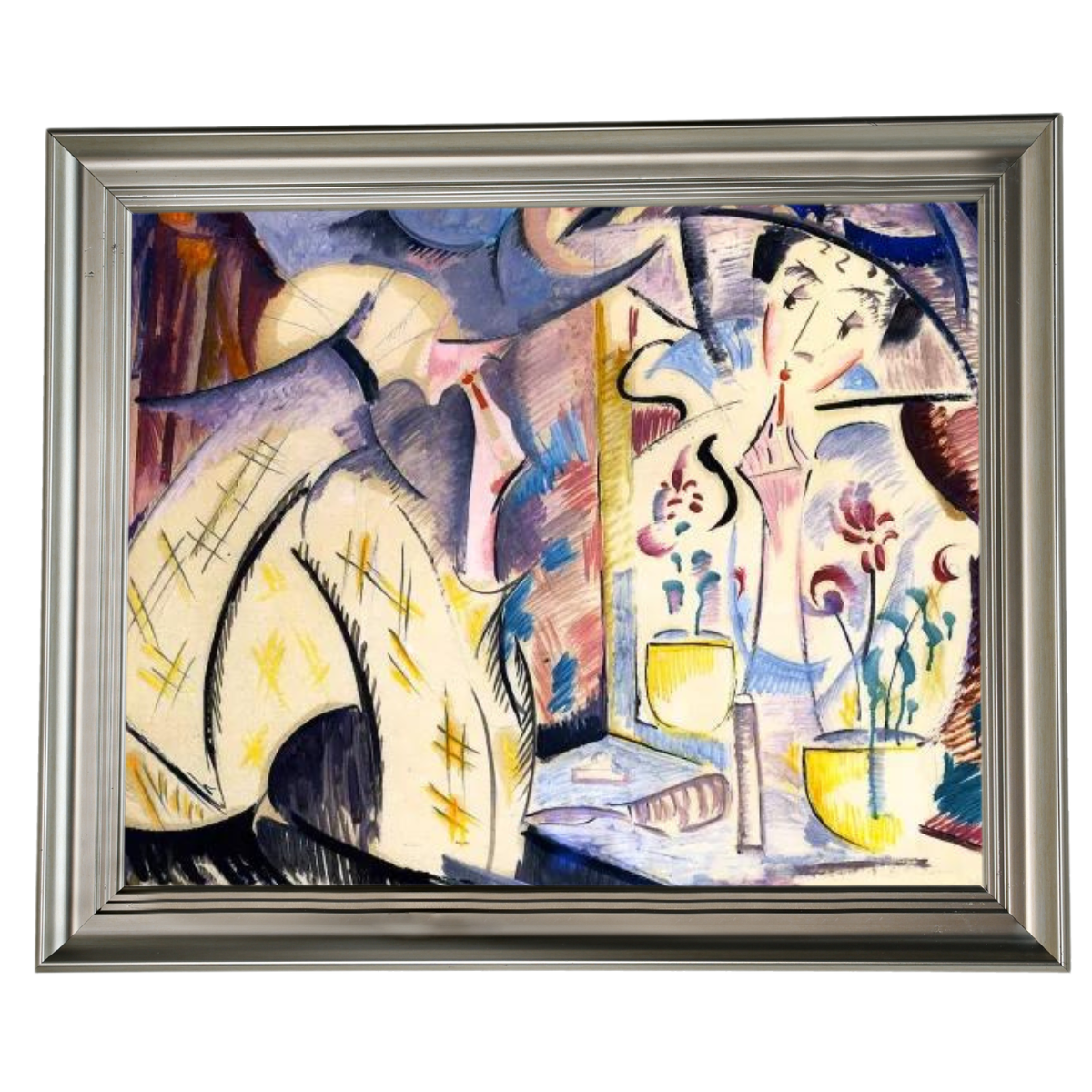 Woman at Her Dressing Table- Vintage Wall Art Prints Decor For Living Room