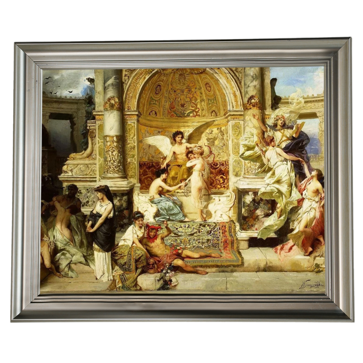 Kurtyna - Vintage Wall Art Prints Decor For Bedroom