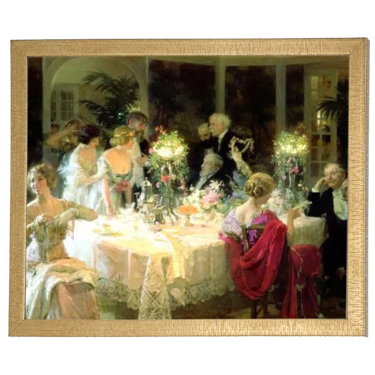 The End of Dinner - Vintage Wall Art Prints Decor For Dining Room