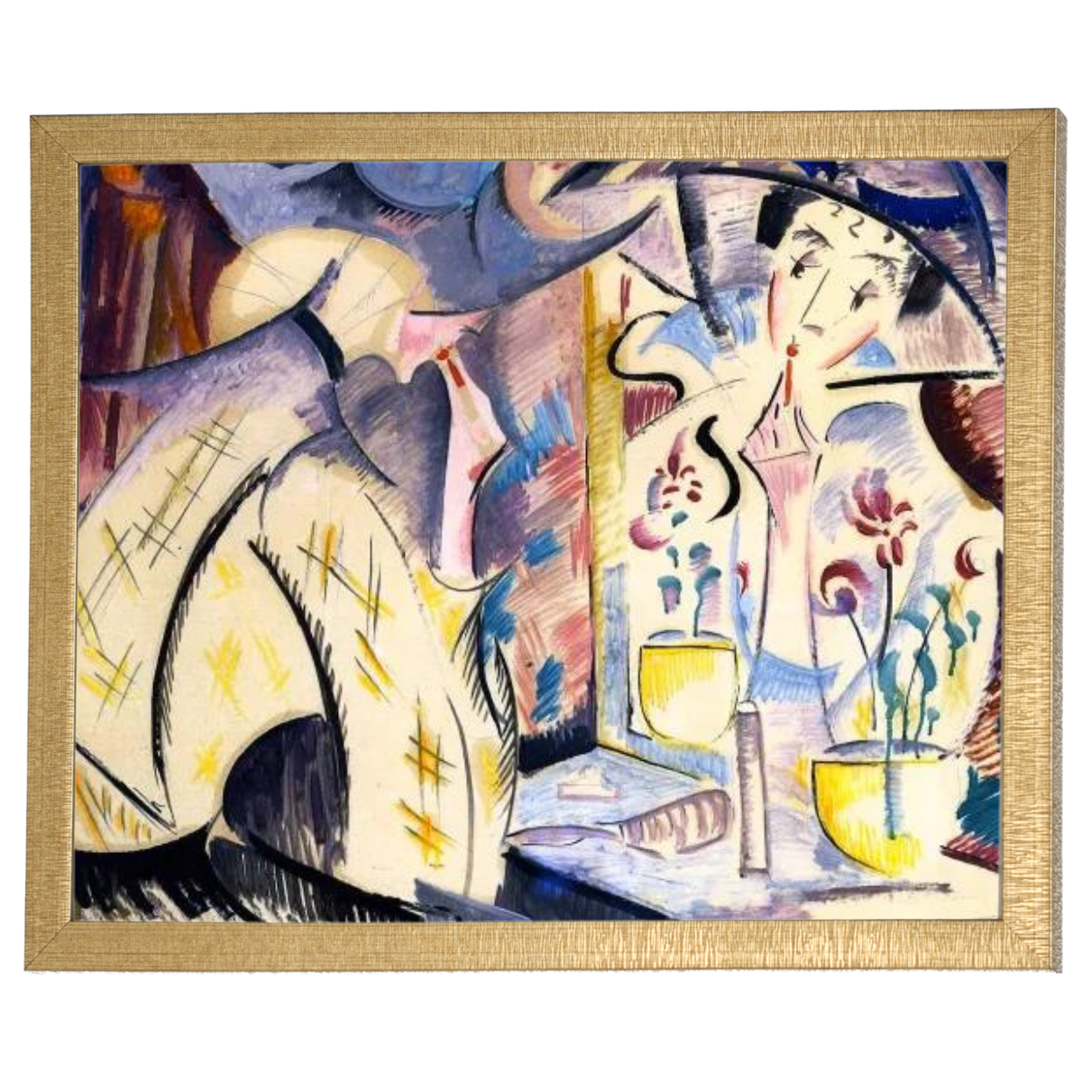Woman at Her Dressing Table- Vintage Wall Art Prints Decor For Living Room