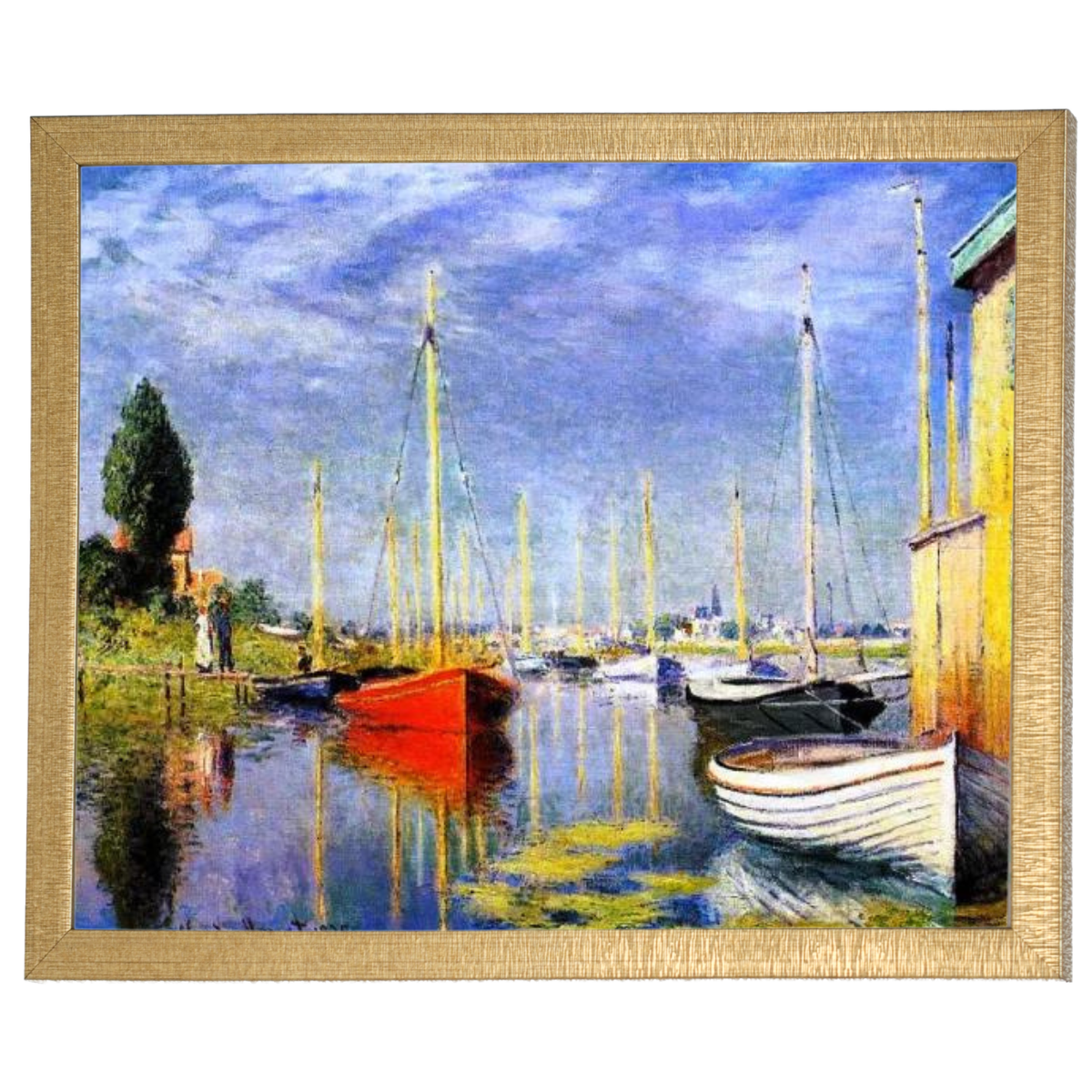 Yachts at Argenteuil - Vintage Wall Art Prints Decor For Living Room
