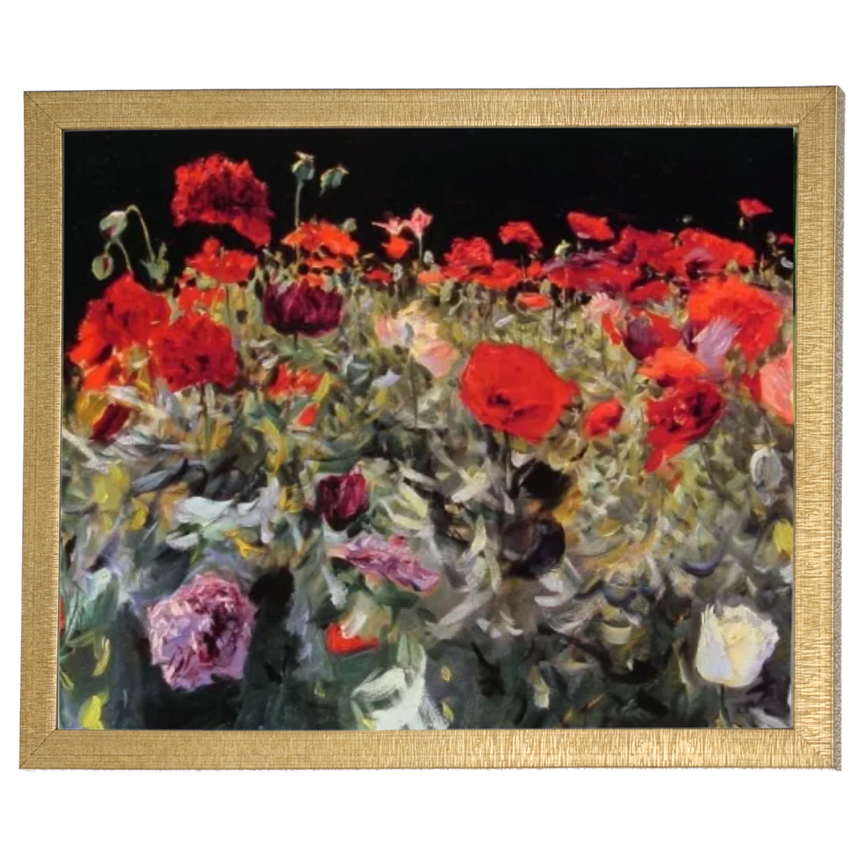 Poppies- Metal Flower Wall Art For Living Room