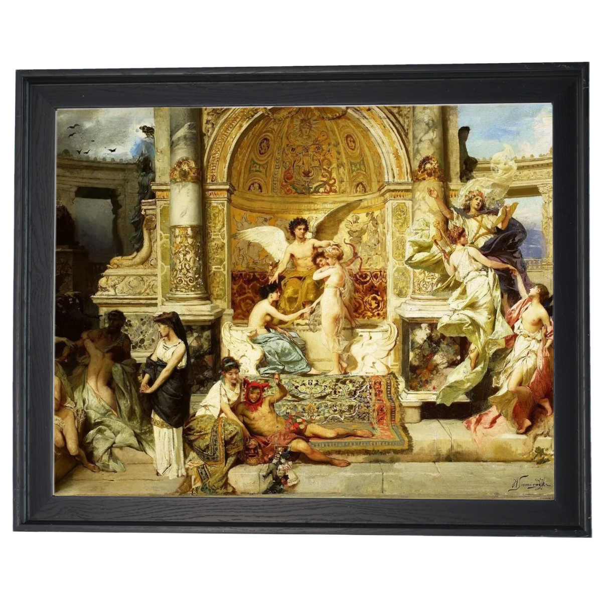 Kurtyna - Vintage Wall Art Prints Decor For Bedroom
