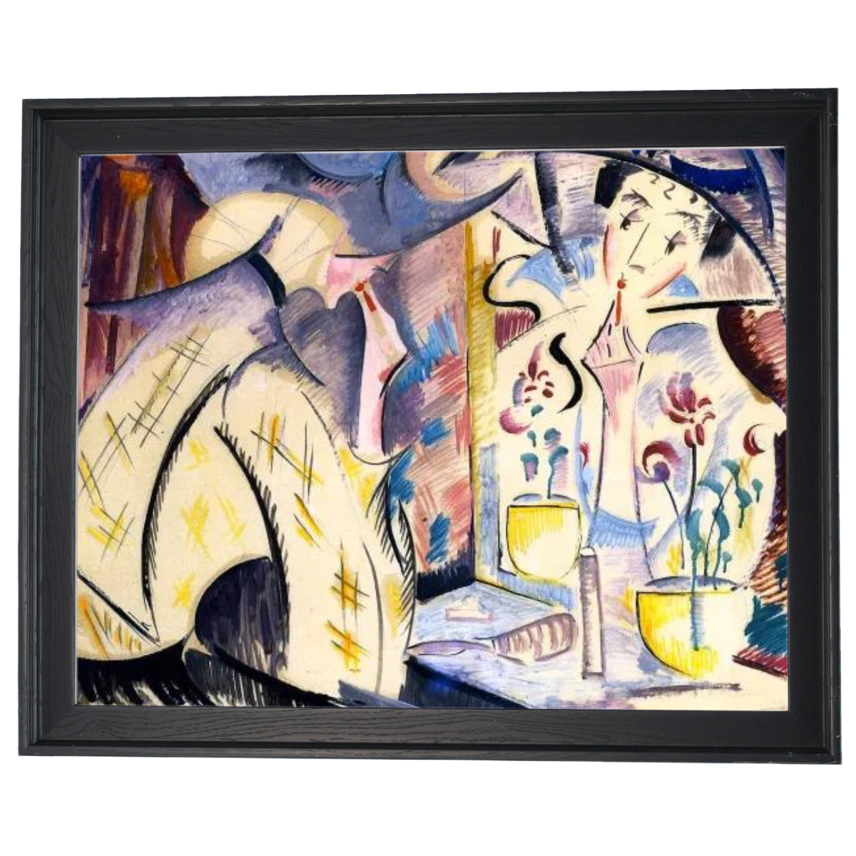 Woman at Her Dressing Table- Vintage Wall Art Prints Decor For Living Room