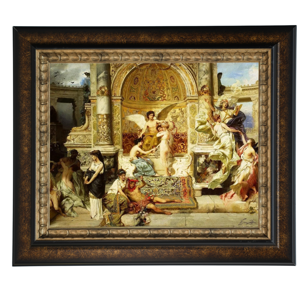 Kurtyna - Vintage Wall Art Prints Decor For Bedroom