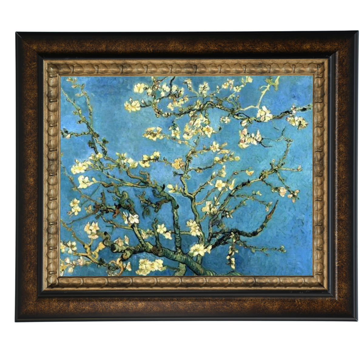 Branches with Almond Blossom - Vintage Wall Art Prints Decor For Living Room