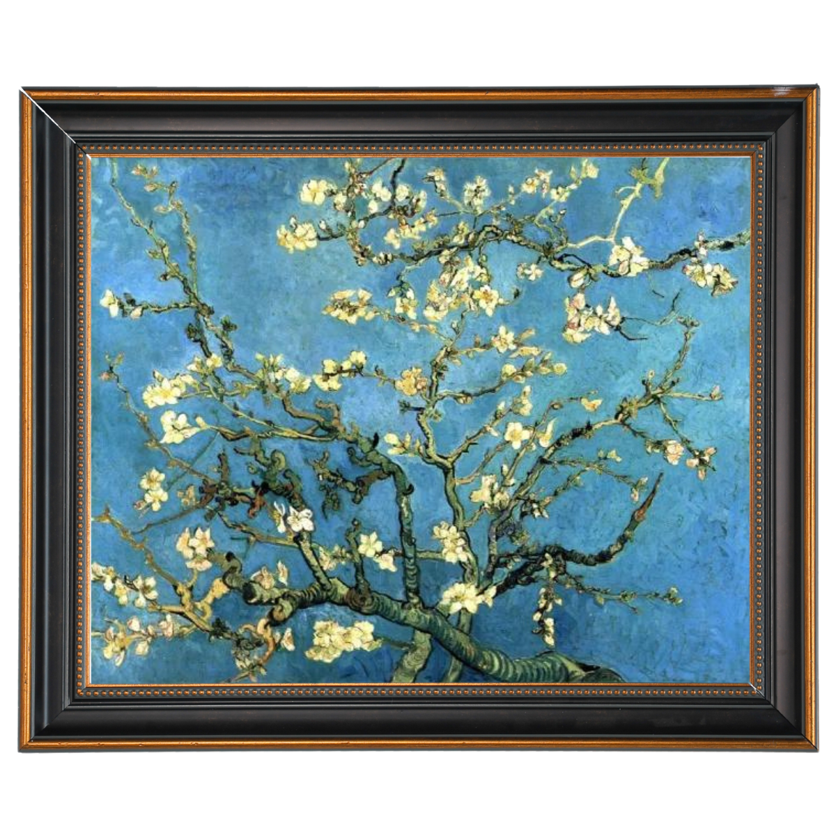 Branches with Almond Blossom - Vintage Wall Art Prints Decor For Living Room