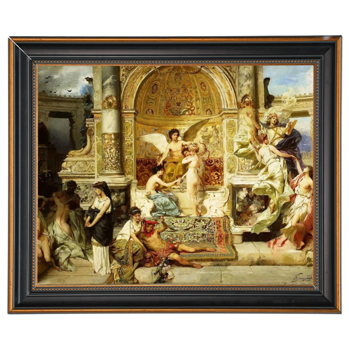 Kurtyna - Vintage Wall Art Prints Decor For Bedroom