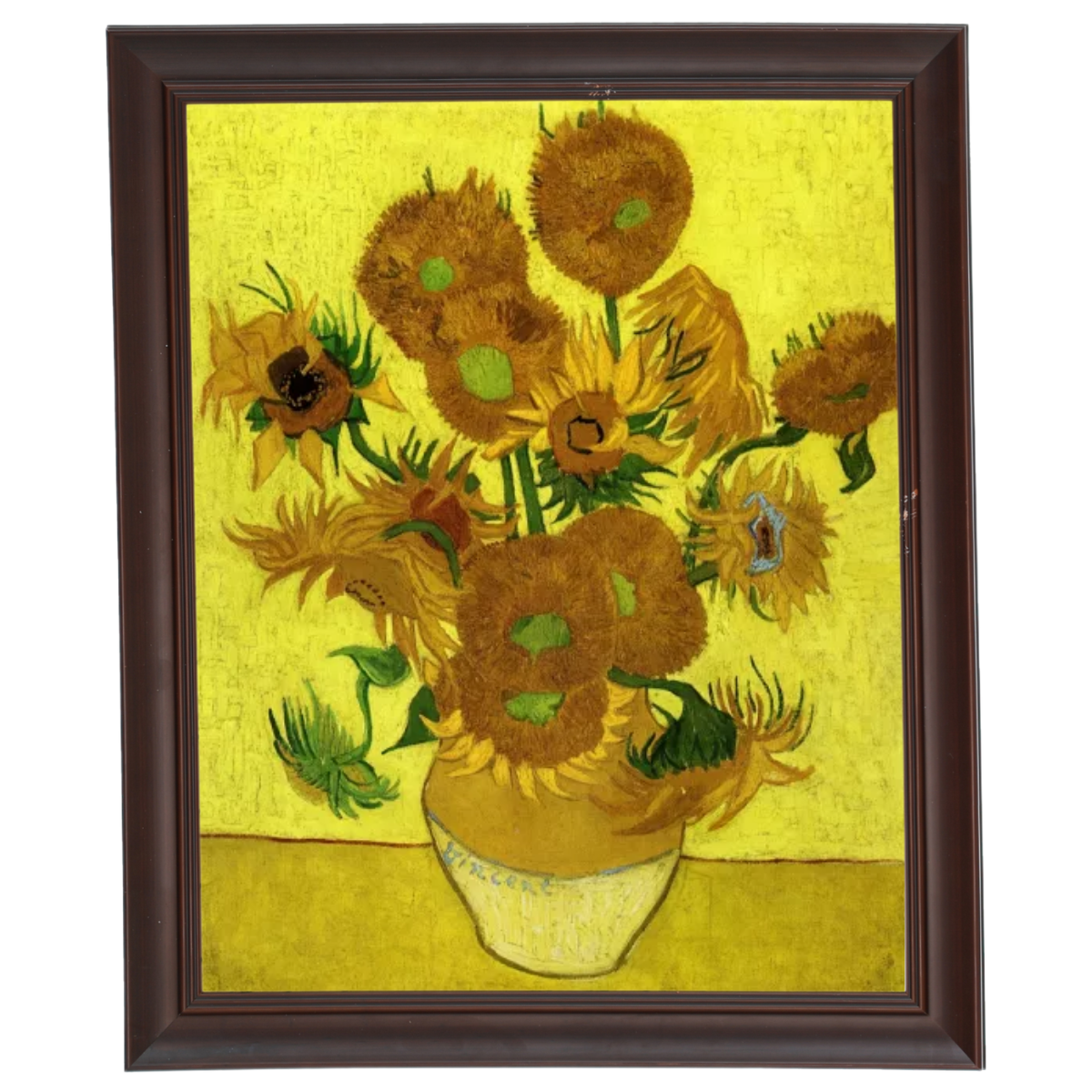 Still Life with Sun Flowers- Metal Art Wall Prints Decor For Living Room