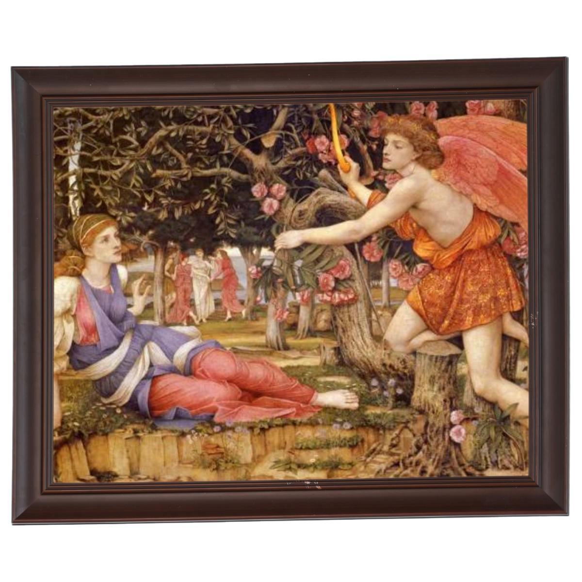 Love And The Maiden - Vintage Wall Art Prints Decor For Living Room