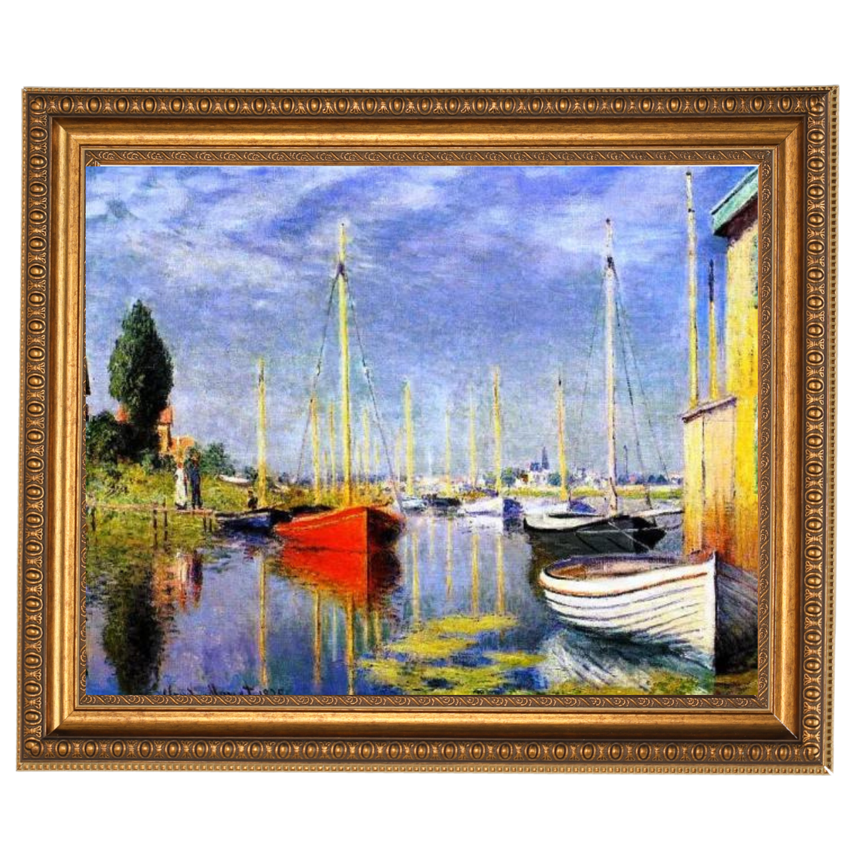 Yachts at Argenteuil - Vintage Wall Art Prints Decor For Living Room