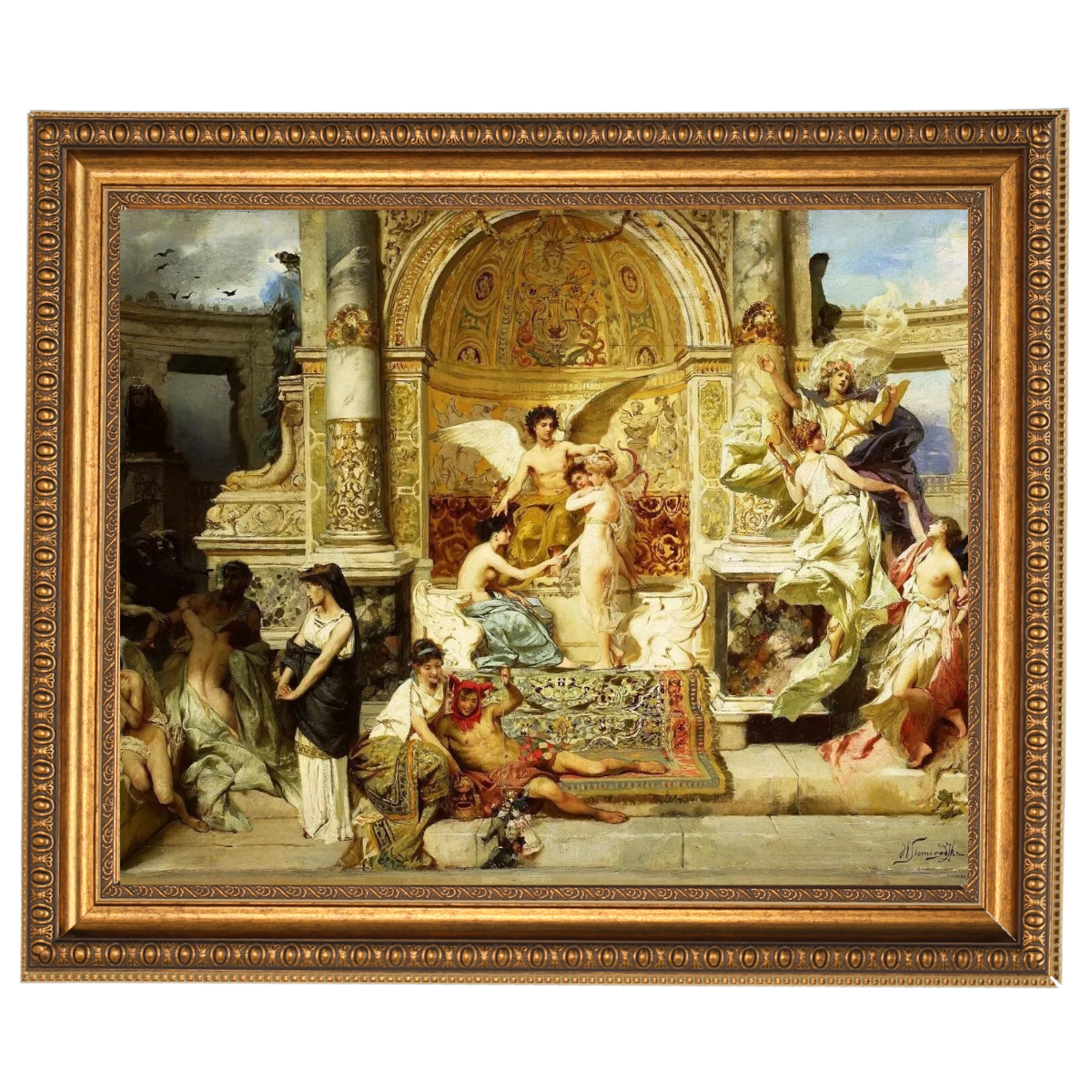 Kurtyna - Vintage Wall Art Prints Decor For Bedroom