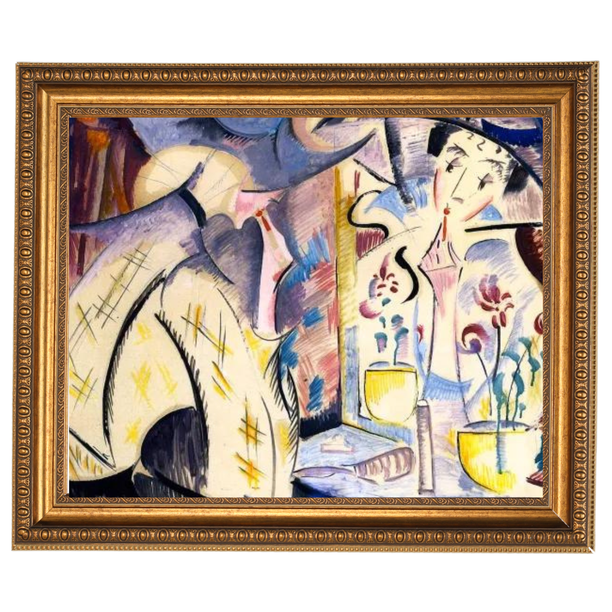 Woman at Her Dressing Table- Vintage Wall Art Prints Decor For Living Room