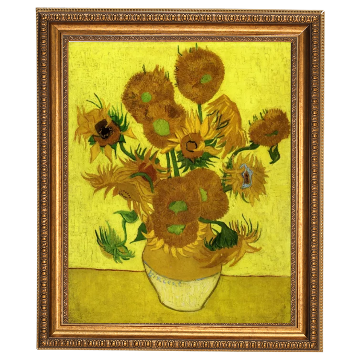 Still Life with Sun Flowers- Metal Art Wall Prints Decor For Living Room