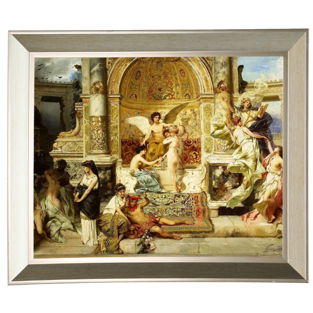 Kurtyna - Vintage Wall Art Prints Decor For Bedroom