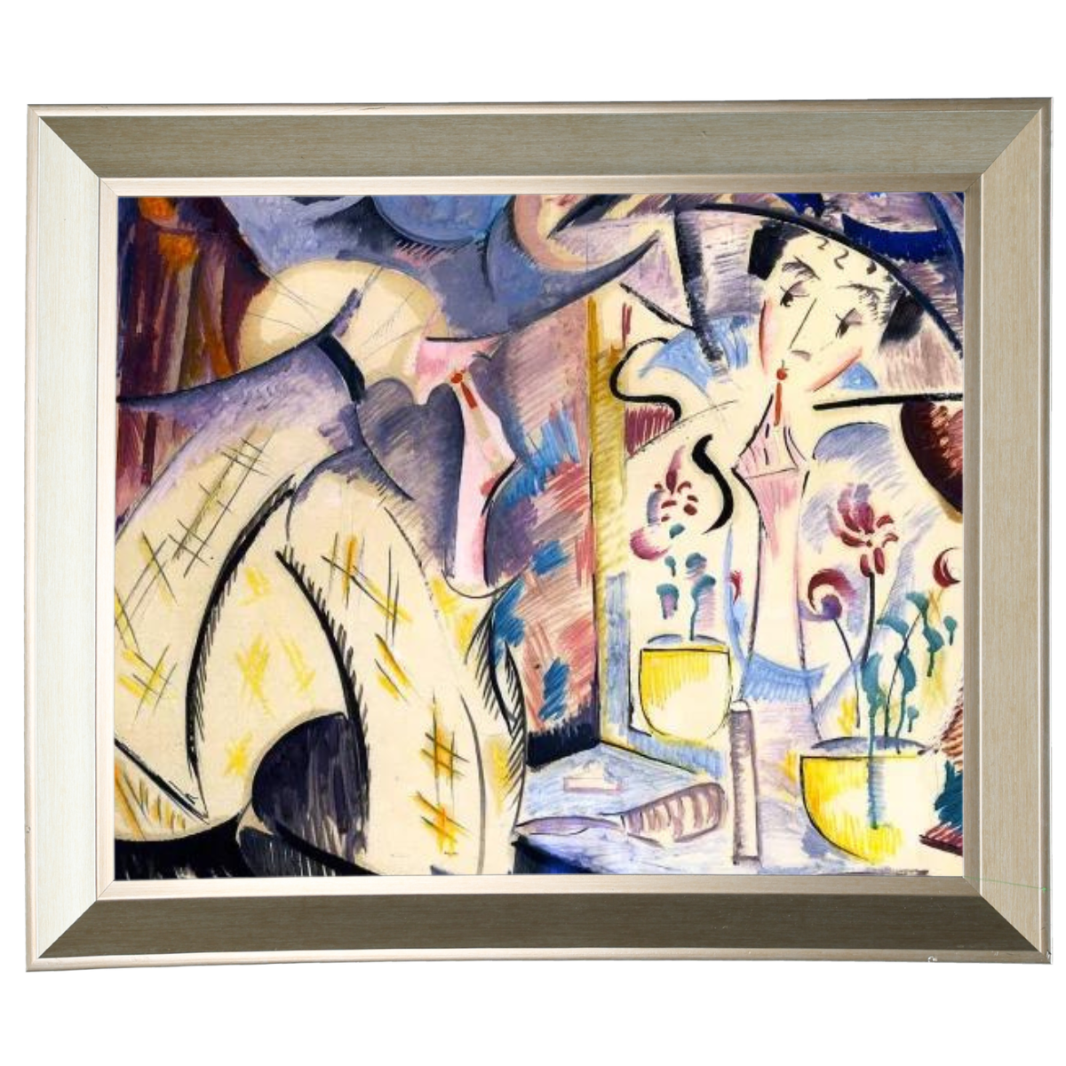 Woman at Her Dressing Table- Vintage Wall Art Prints Decor For Living Room