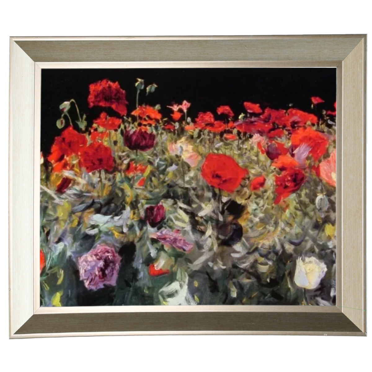 Poppies- Metal Flower Wall Art For Living Room