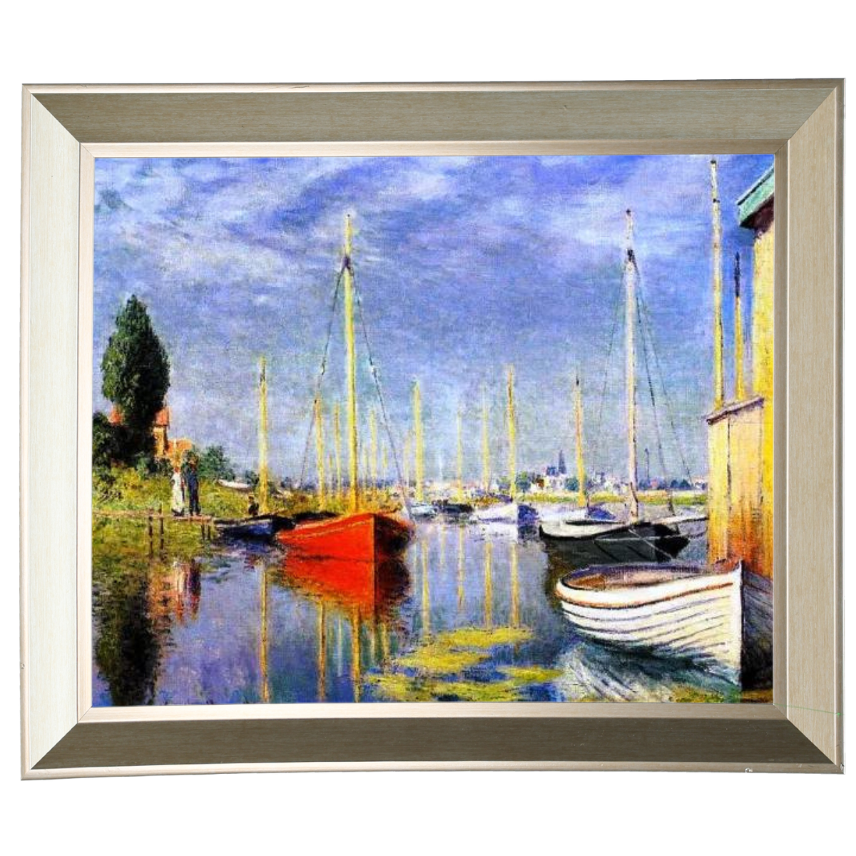 Yachts at Argenteuil - Vintage Wall Art Prints Decor For Living Room
