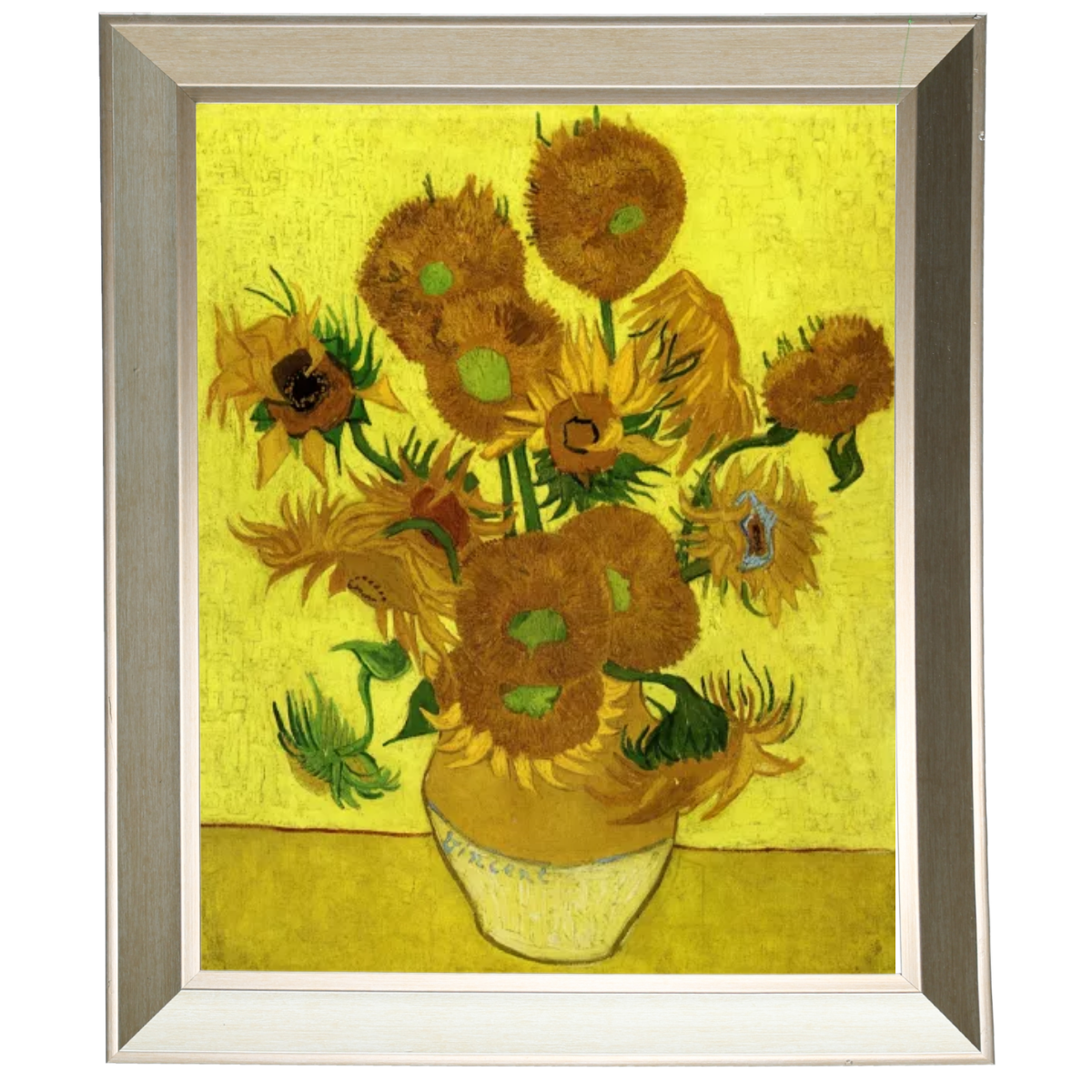 Still Life with Sun Flowers- Metal Art Wall Prints Decor For Living Room