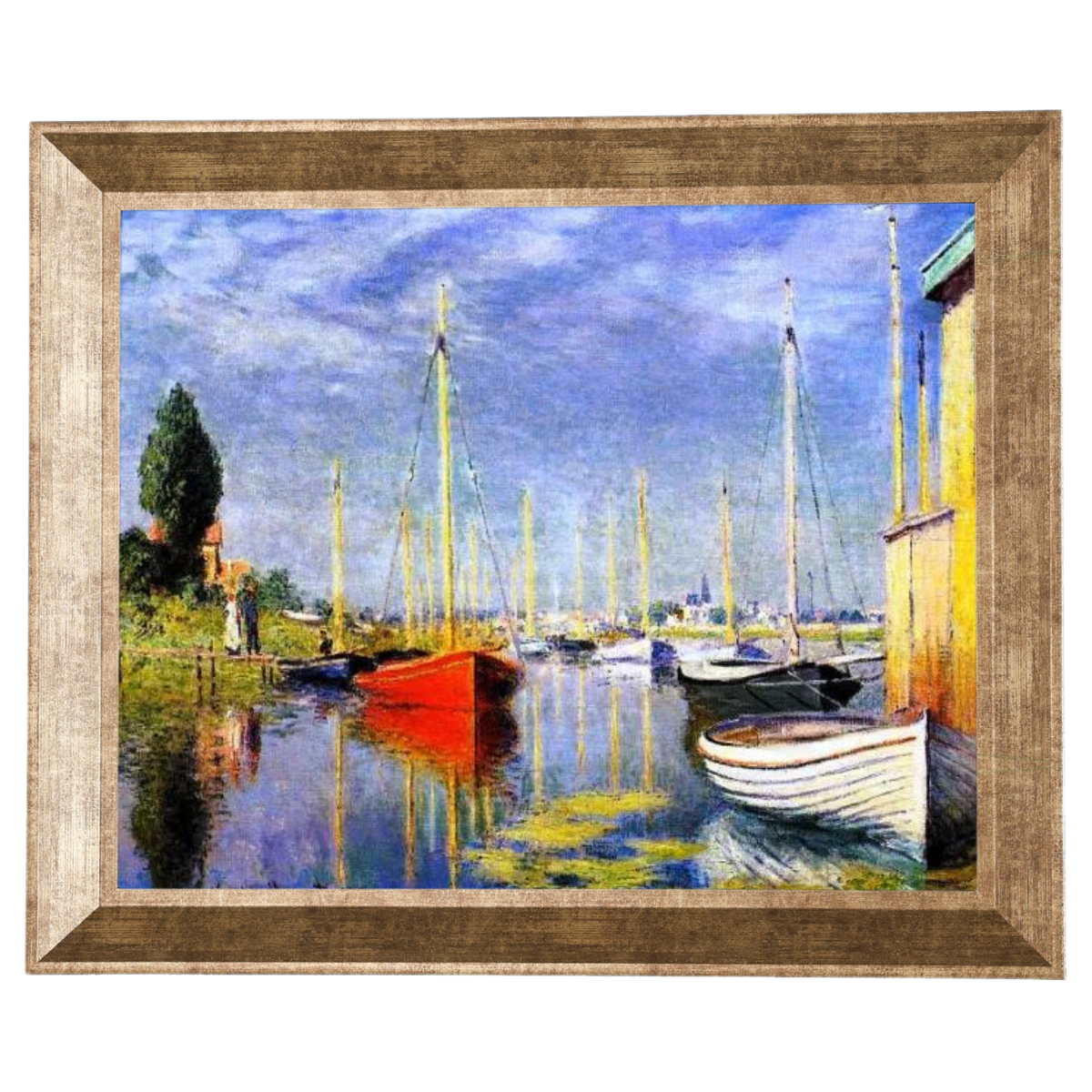 Yachts at Argenteuil - Vintage Wall Art Prints Decor For Living Room