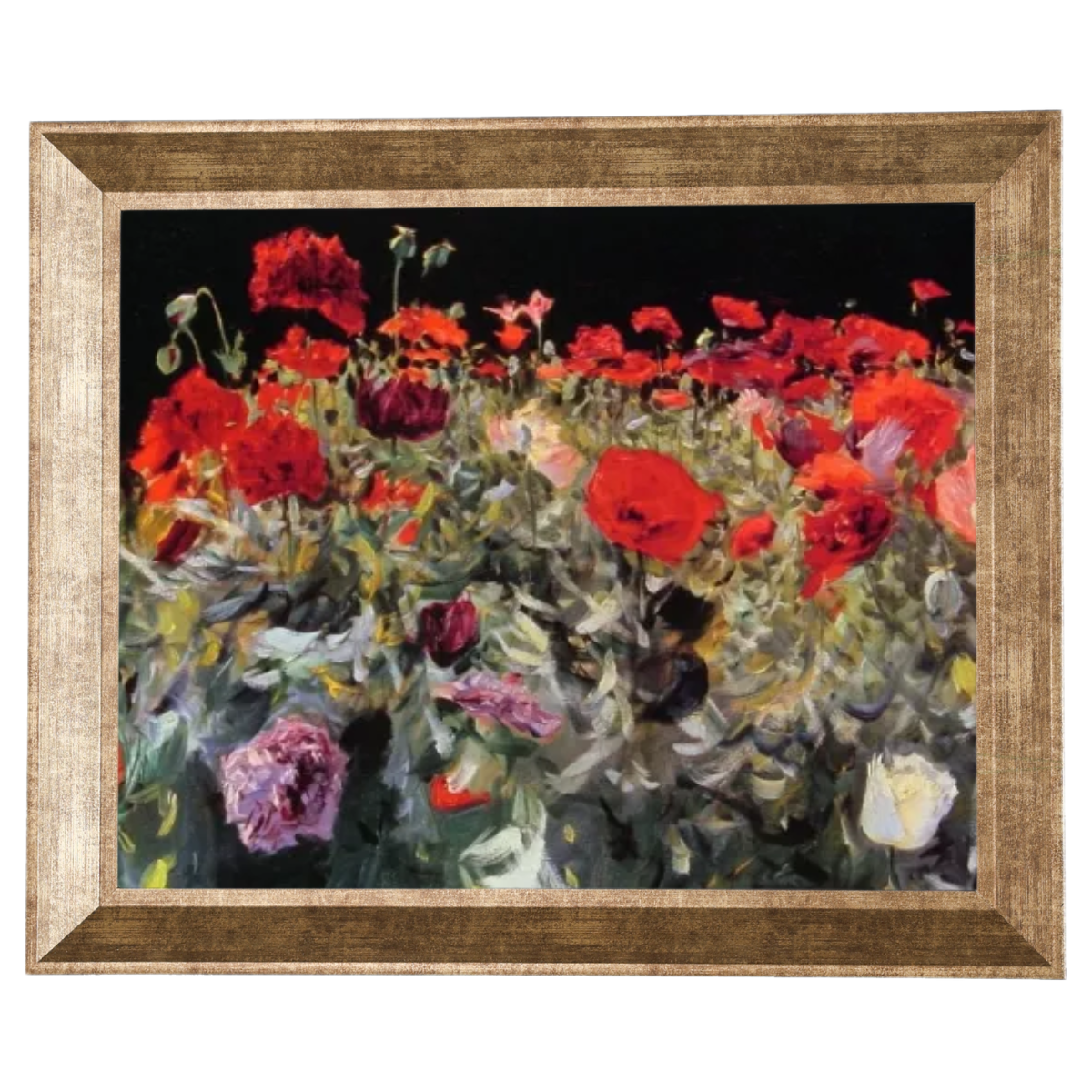 Poppies- Metal Flower Wall Art For Living Room