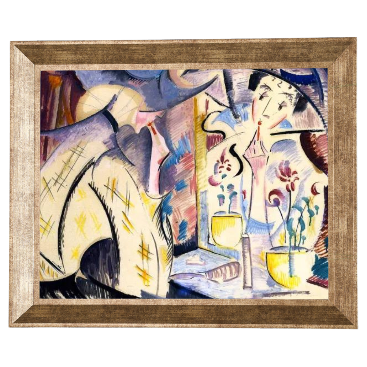 Woman at Her Dressing Table- Vintage Wall Art Prints Decor For Living Room