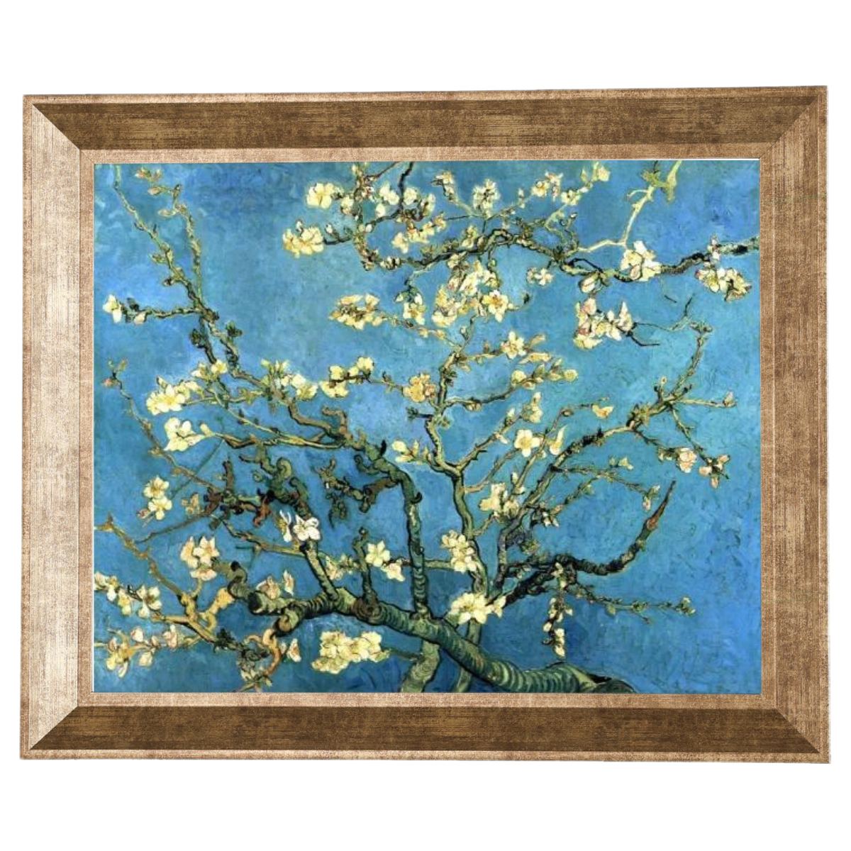 Branches with Almond Blossom - Vintage Wall Art Prints Decor For Living Room