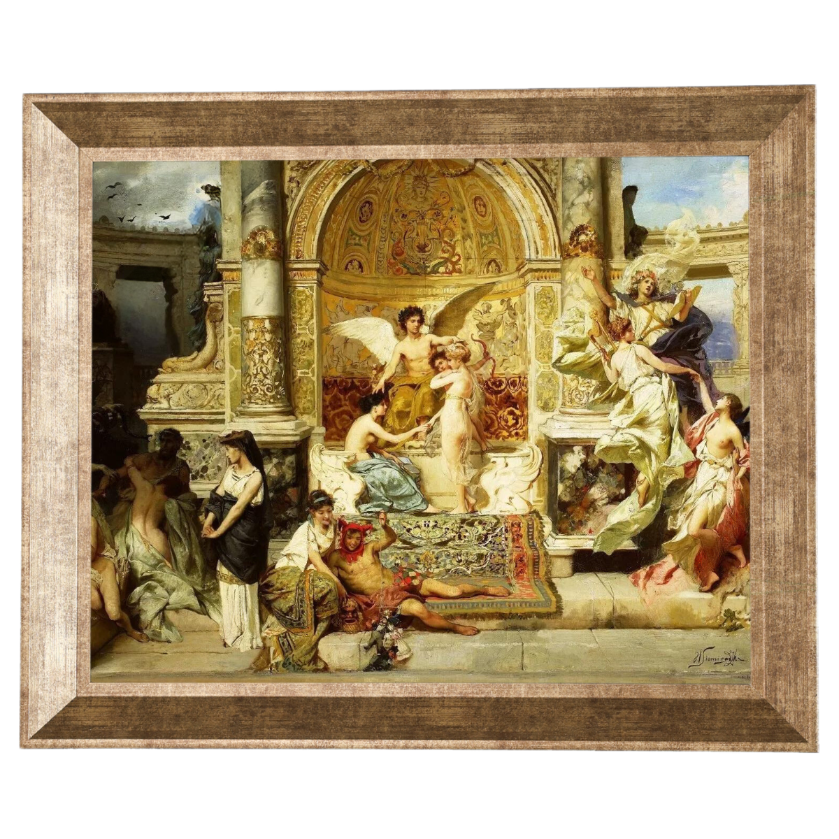 Kurtyna - Vintage Wall Art Prints Decor For Bedroom