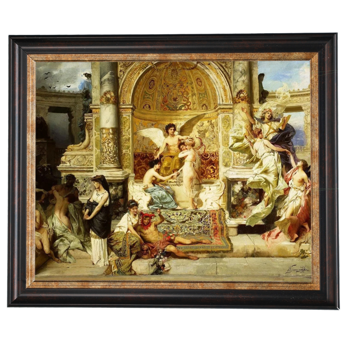 Kurtyna - Vintage Wall Art Prints Decor For Bedroom