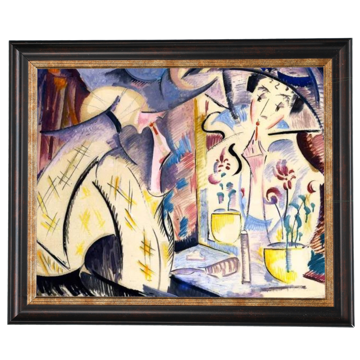 Woman at Her Dressing Table- Vintage Wall Art Prints Decor For Living Room