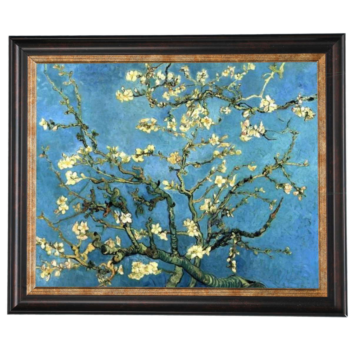 Branches with Almond Blossom - Vintage Wall Art Prints Decor For Living Room