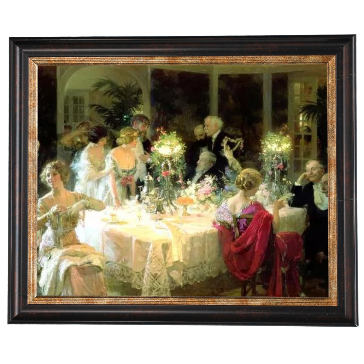 The End of Dinner - Vintage Wall Art Prints Decor For Dining Room