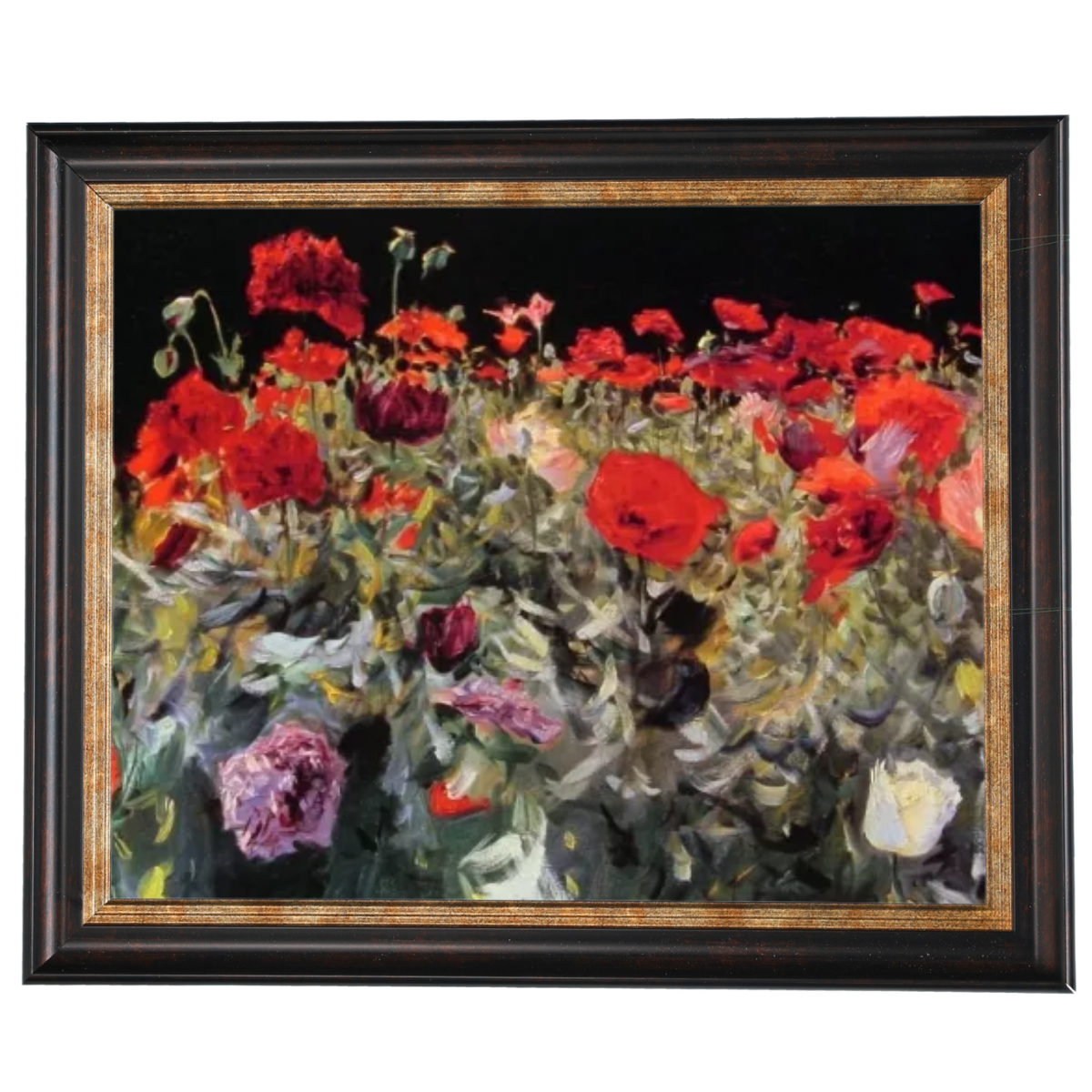 Poppies- Metal Flower Wall Art For Living Room