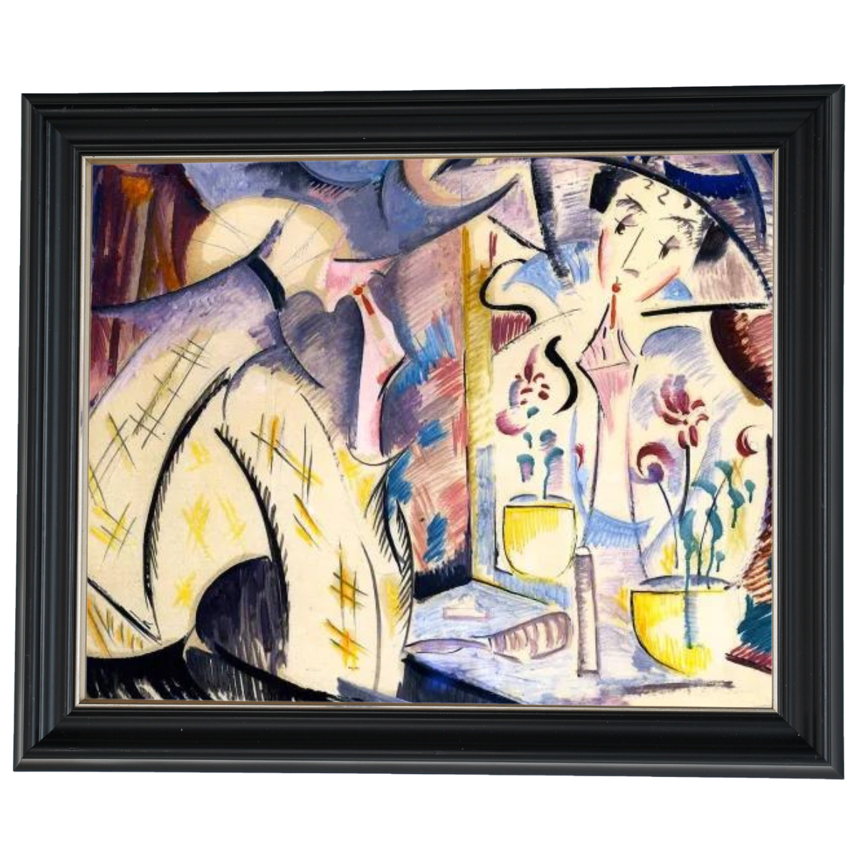 Woman at Her Dressing Table- Vintage Wall Art Prints Decor For Living Room