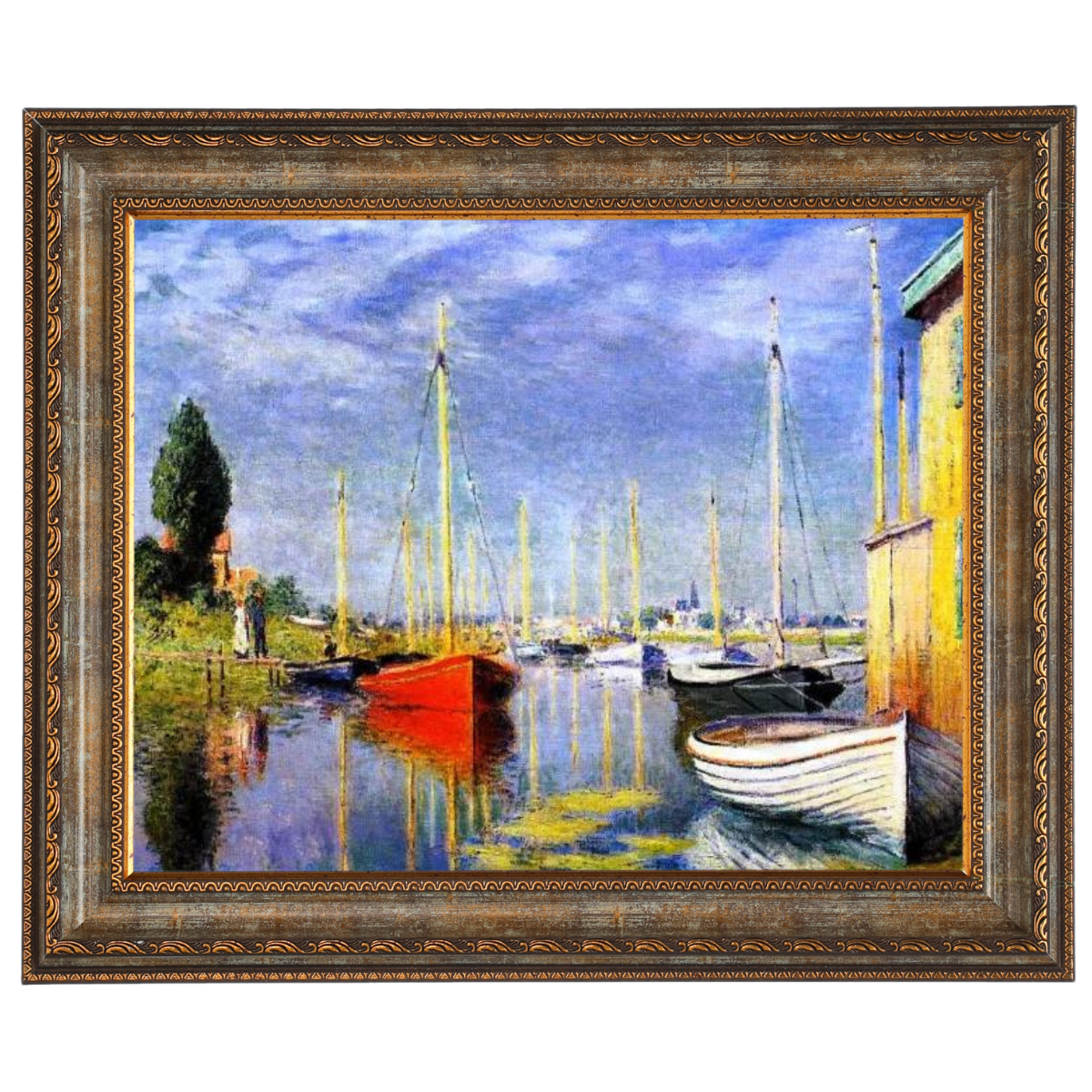 Yachts at Argenteuil - Vintage Wall Art Prints Decor For Living Room