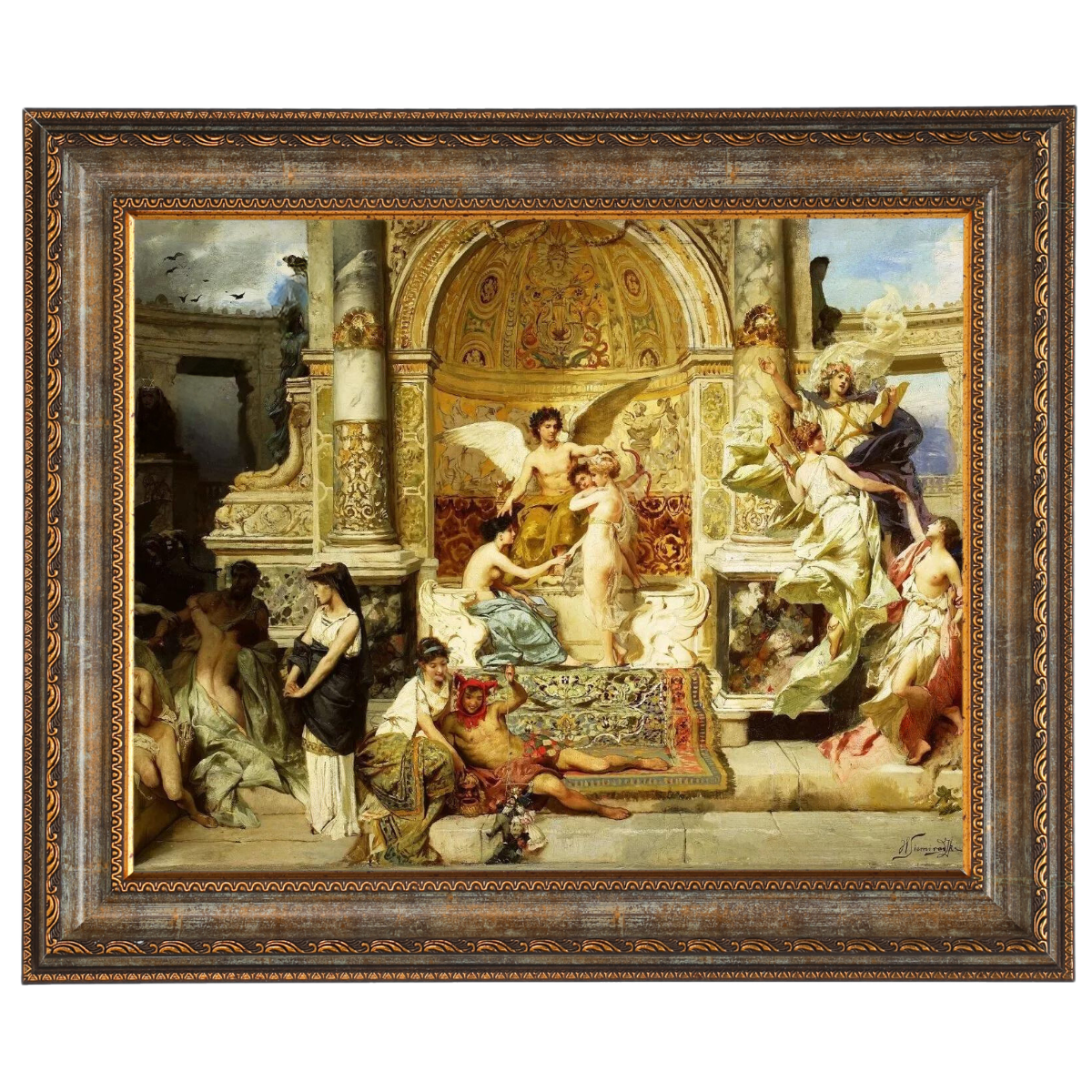 Kurtyna - Vintage Wall Art Prints Decor For Bedroom