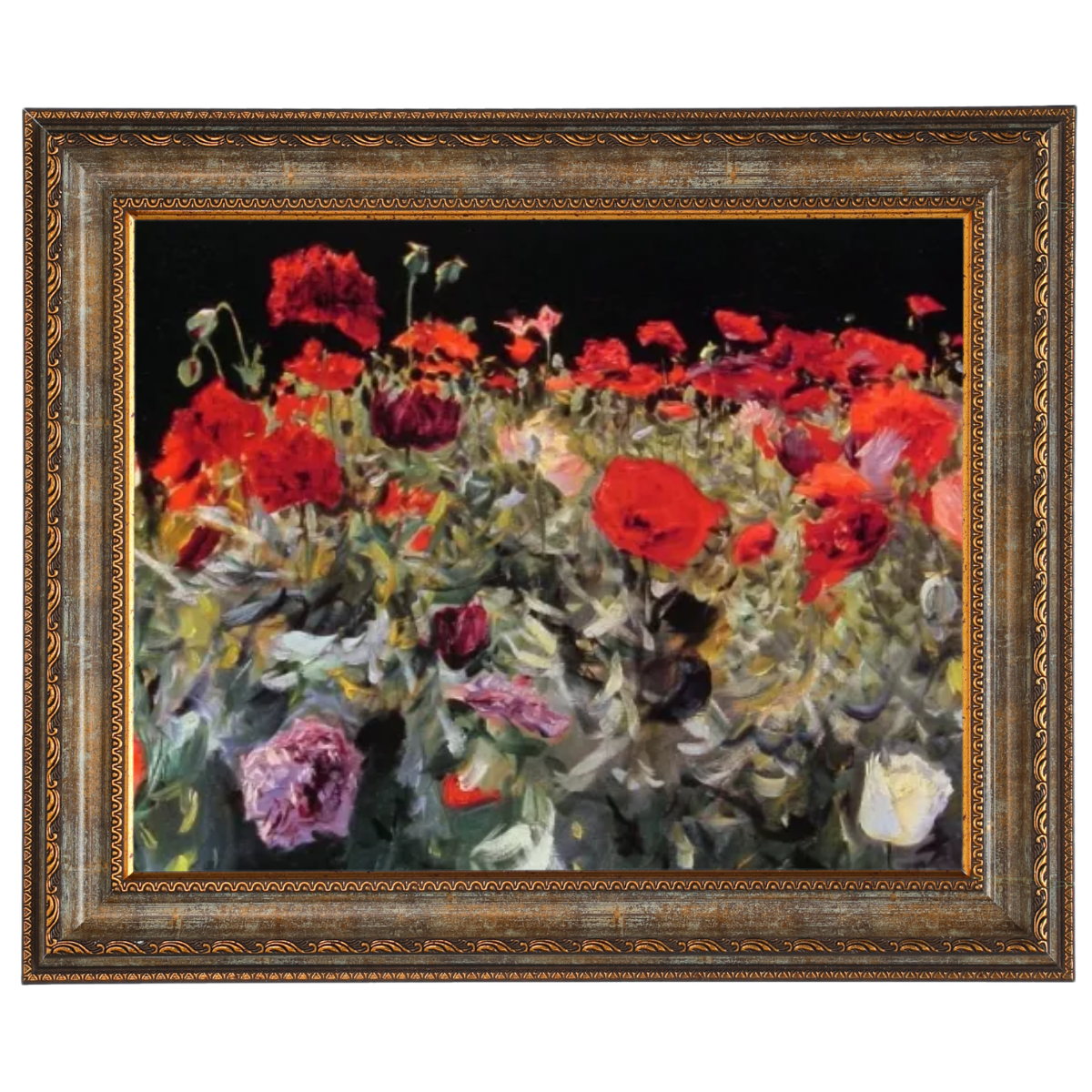 Poppies- Metal Flower Wall Art For Living Room