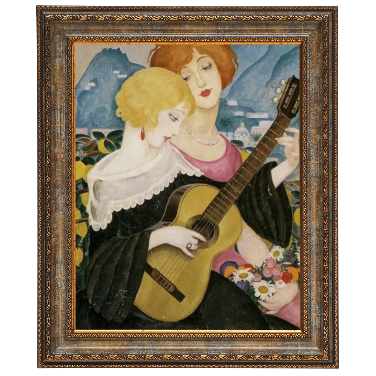 Air de Capri - Vintage Wall Art Prints Decor For Living Room