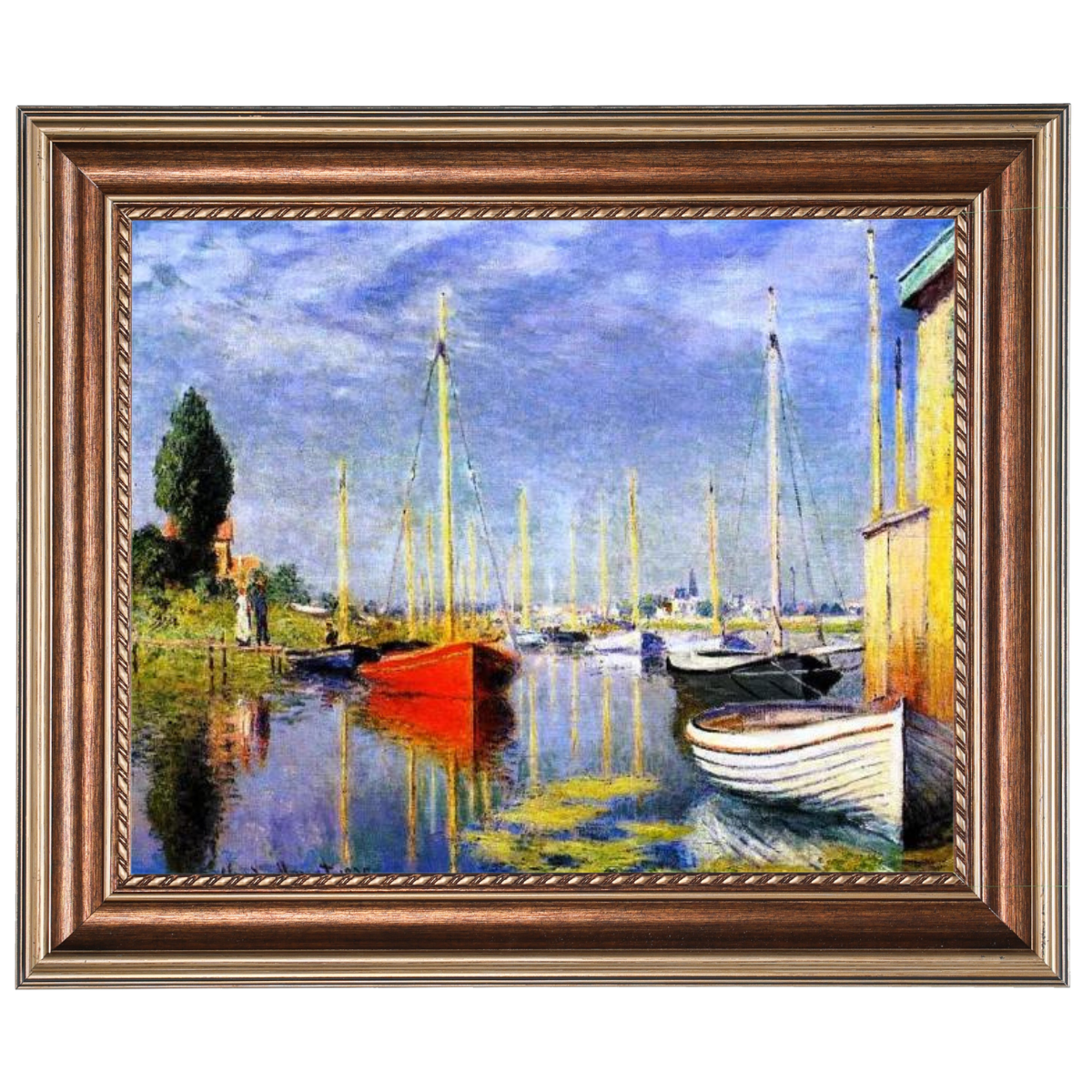 Yachts at Argenteuil - Vintage Wall Art Prints Decor For Living Room